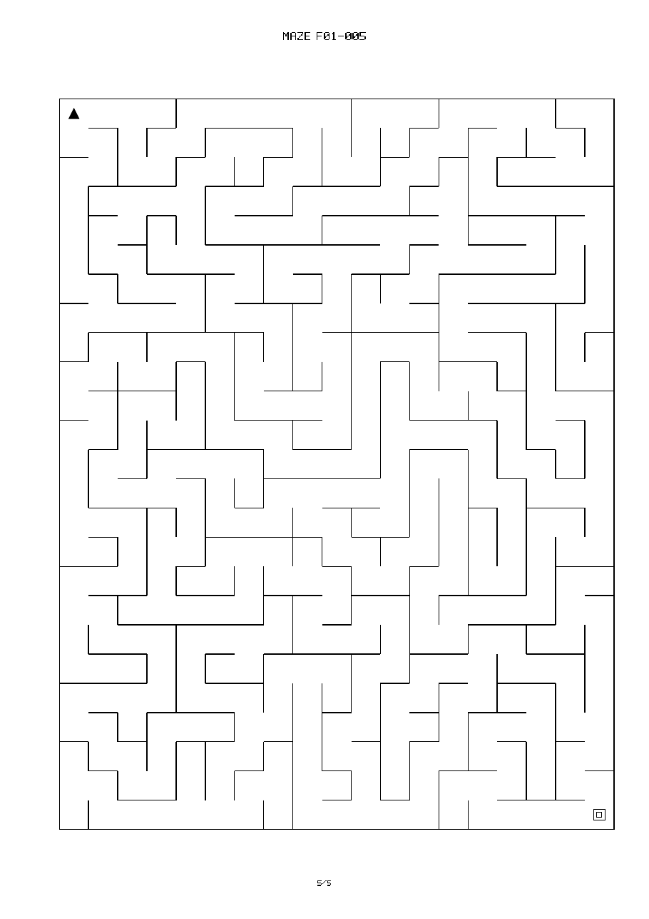 Printable maze preview f01-005 from Free Progressive Mazes for Kids