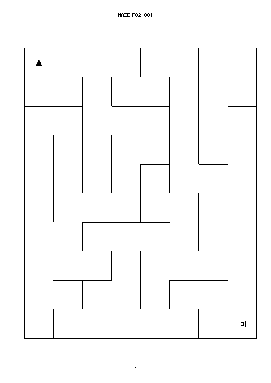 Printable maze f02-001 from Free Easy Wide-Path Mazes for Kids