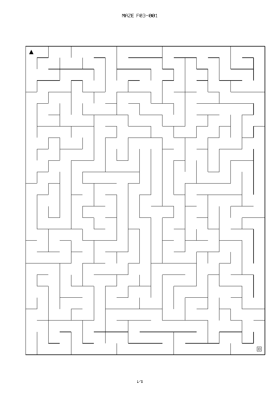Printable maze f03-001 from Free Hard Mazes for Adults